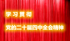 学习宣传贯彻党的二十届四中全会精神